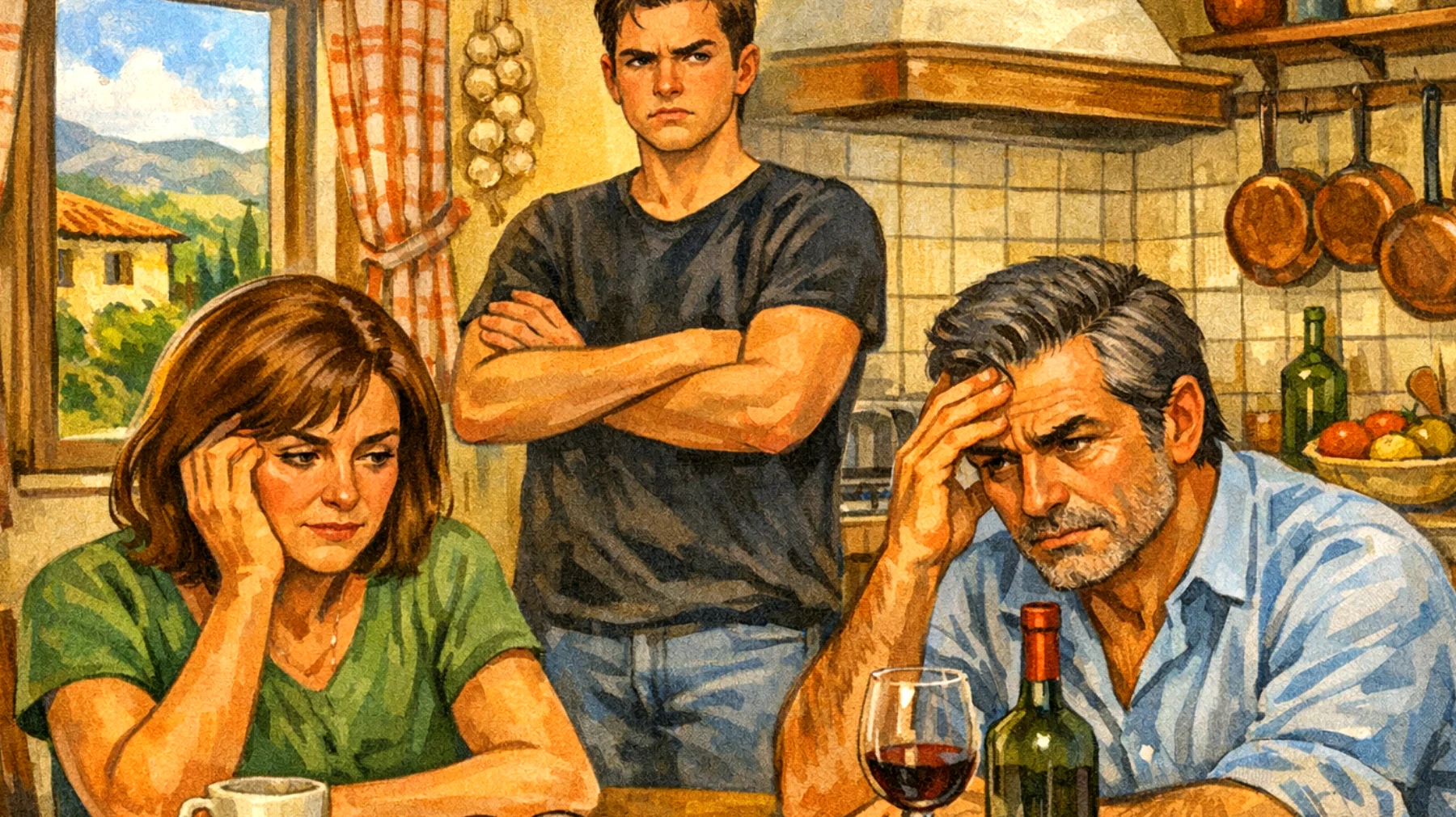 Genitori in difficoltà nel definire regole e limiti appropriati con figli giovani adulti che vivono ancora in casa, creando tensioni su orari, responsabilità domestiche e aspettative reciproche"