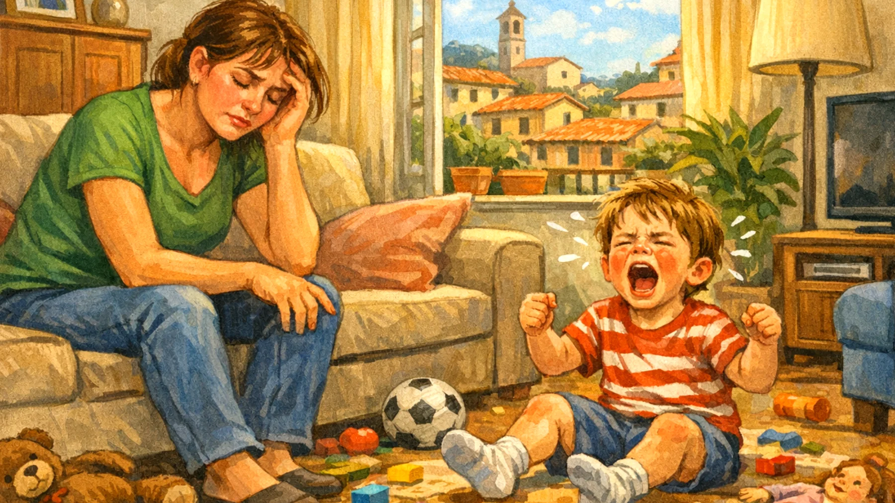 I genitori faticano a stabilire e far rispettare regole chiare e coerenti con i loro bambini, creando confusione nei piccoli su cosa sia permesso e cosa no, con conseguenti capricci, sfide continue all'autorità genitoriale e difficoltà nel seguire le routine quotidiane"