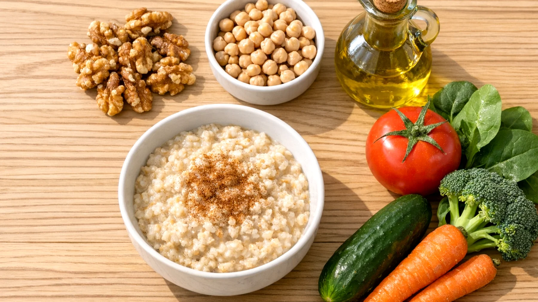 Il colesterolo alto è spesso causato da un'alimentazione scorretta e da uno stile di vita sedentario. Molte persone non sanno che esistono alimenti specifici, come l'avena, i legumi, l'olio extravergine d'oliva e la frutta secca, che — se integrati correttamente nella dieta quotidiana — possono contribuire a ridurre il colesterolo LDL e favorire il benessere cardiovascolare. In particolare, l'uso strategico di certi cibi nella digestione e nell'eliminazione dei grassi in eccesso rappresenta un approccio naturale ed efficace per tenere sotto controllo i livelli di colesterolo nel sangue."