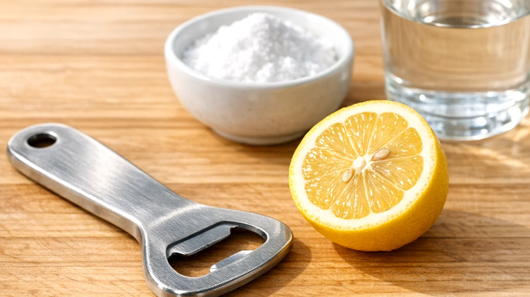 Come igienizzare l'apribottiglie senza prodotti chimici utilizzando metodi naturali e casalinghi per eliminare batteri e residui"