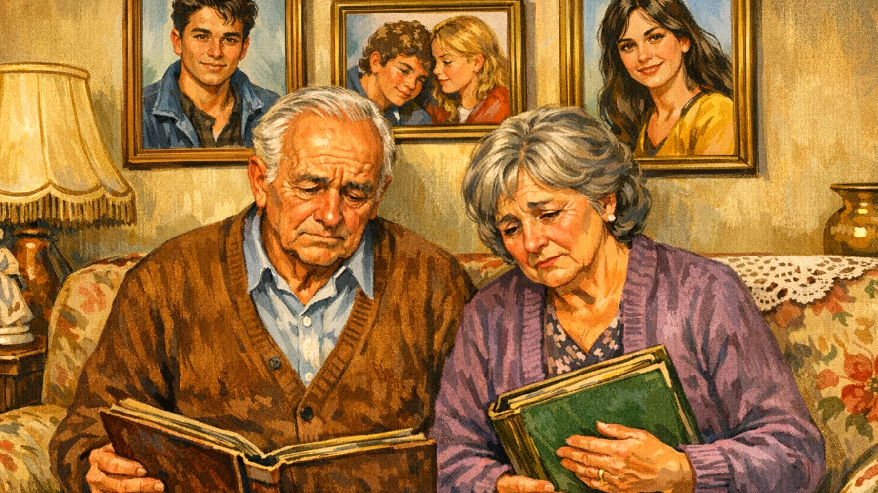 Nonni che si sentono in colpa per non essere stati abbastanza presenti durante l'adolescenza dei nipoti e temono di aver perso momenti importanti della loro crescita"