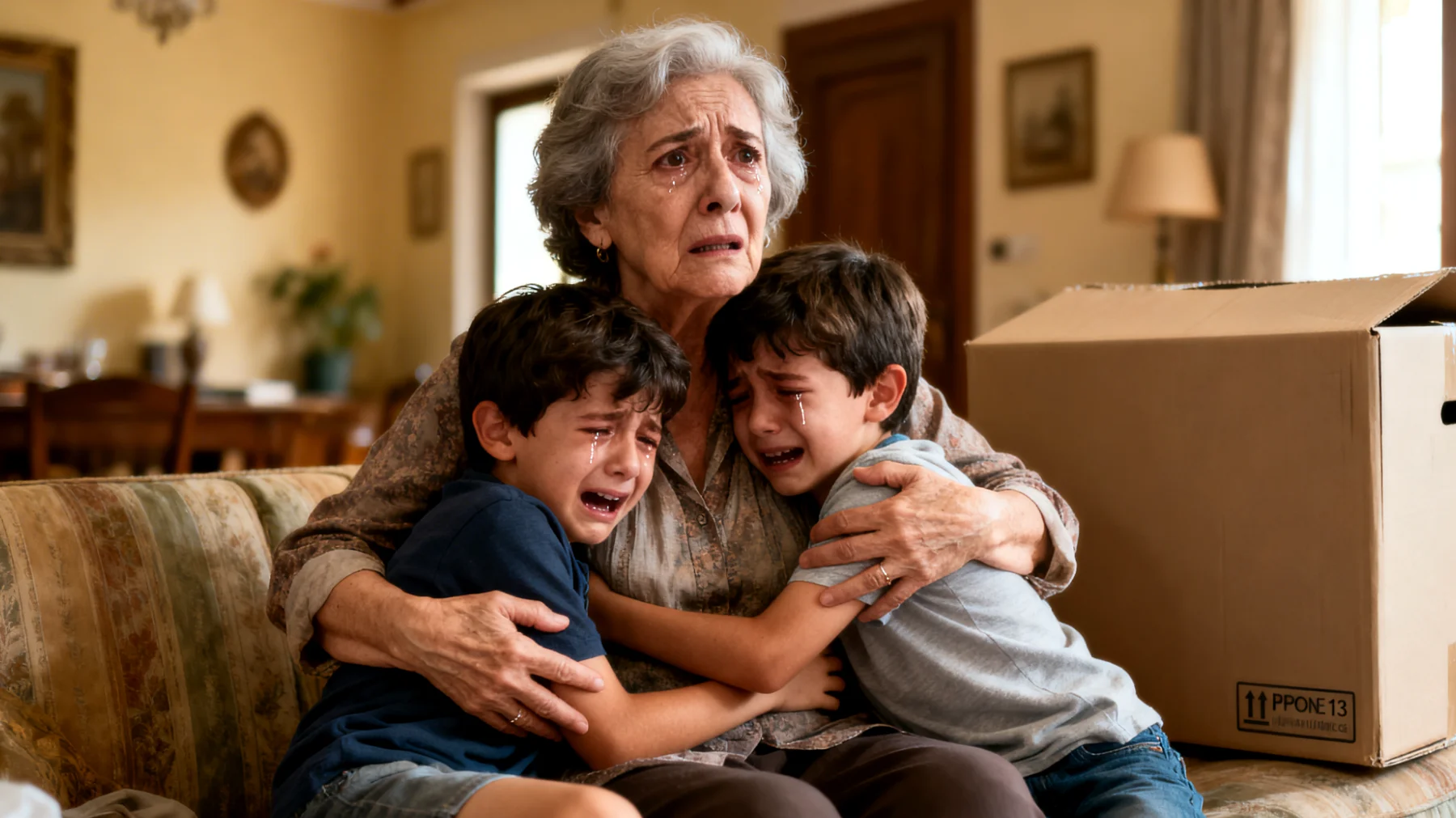 La nonna fatica a supportare i nipoti bambini nei momenti di cambiamento, come l'inizio della scuola, un trasloco o l'arrivo di un nuovo fratellino. I bambini mostrano regressioni comportamentali, pianto frequente e aggrappamento eccessivo, mentre la nonna si sente impotente e non sa come rassicurarli senza aumentare la loro insicurezza."